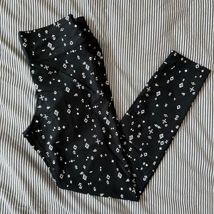 The Upside Midi Leggings - Black print - size S/6